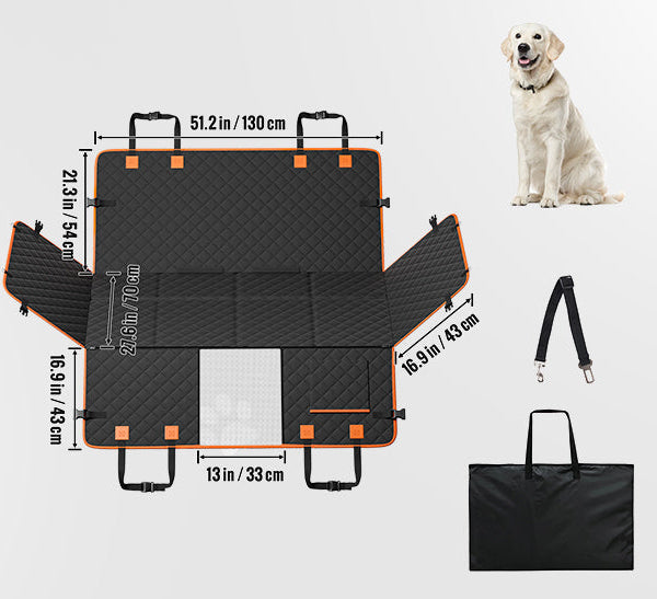 Hundesitzbezug für die Rückbank